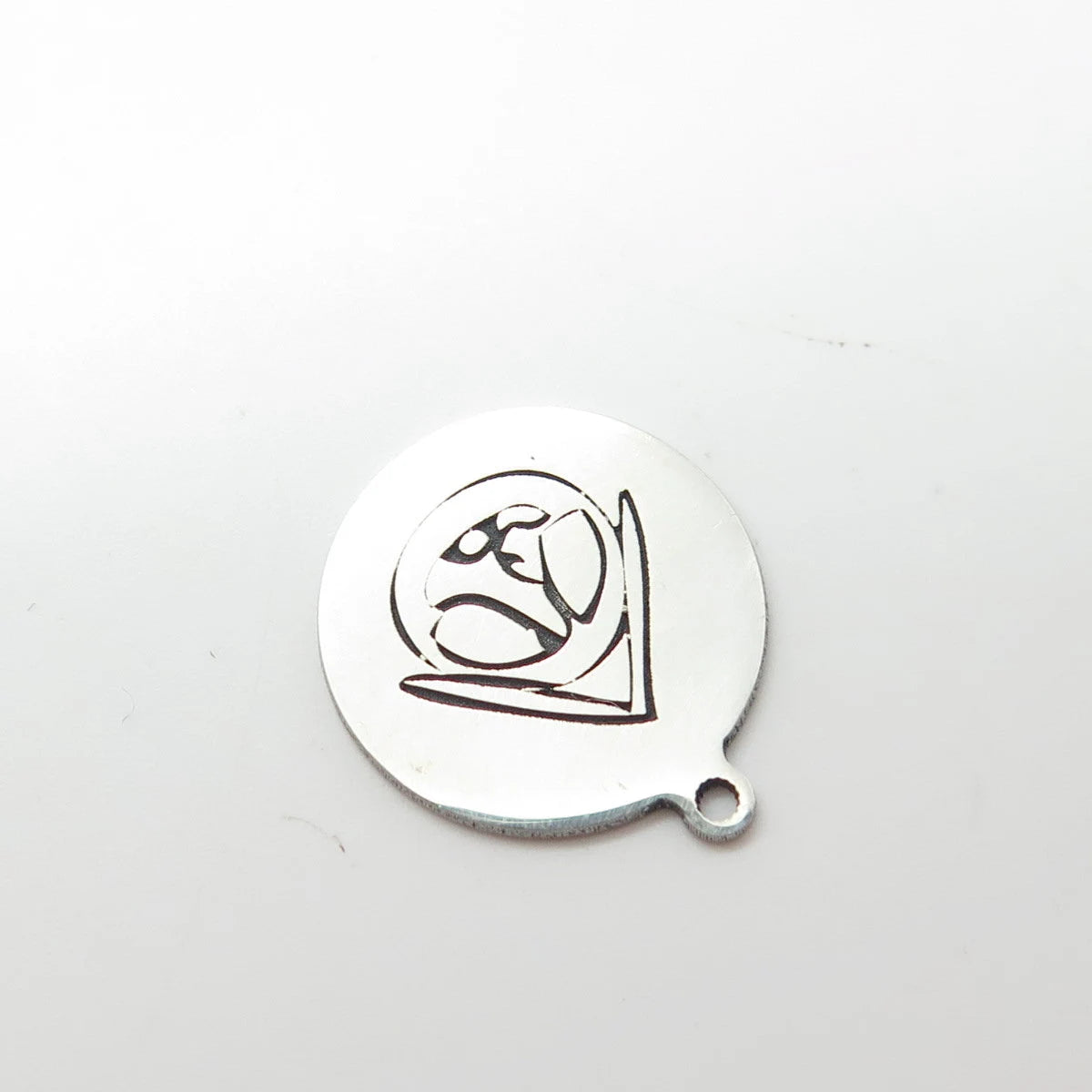 925 Sterling Silver USA Two In Town Panda Charm Pendant