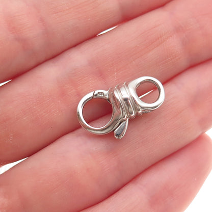 925 Sterling Silver Vintage Bracelet / Necklace Lobster Claw Lock Claps