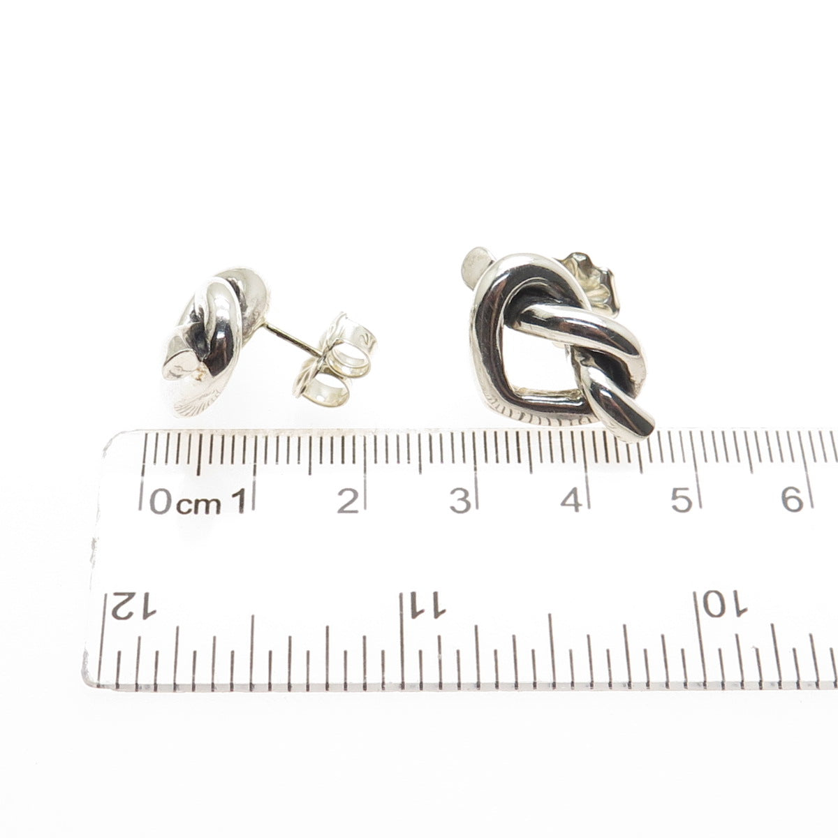 MMA Metropolitan Museum of Art 925 Sterling Silver Vintage Heart Knot Earrings