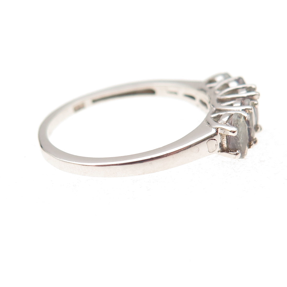 Chuck Clemency 925 Sterling Silver Real Oval-Cut Iolite Ring Size 8