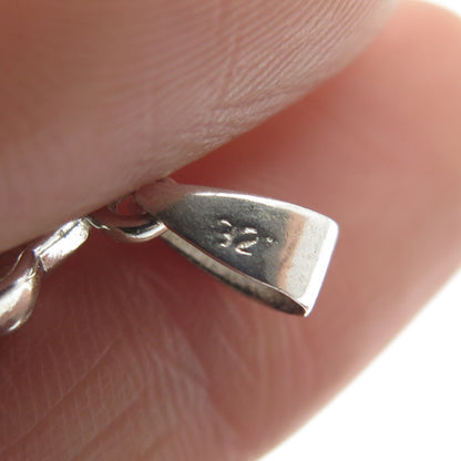 925 Sterling Silver Dolphin Couple Minimalist Charm Pendant
