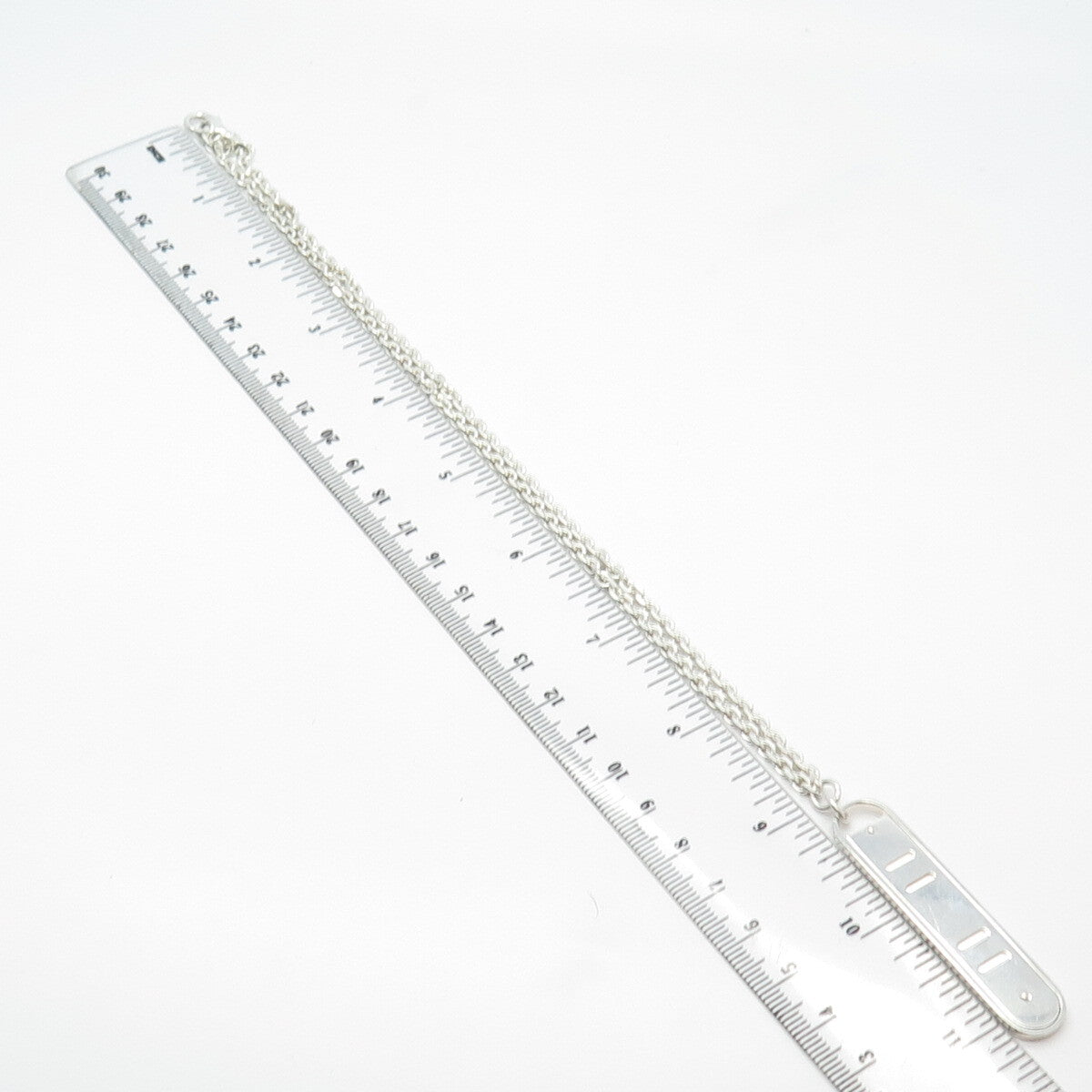 925 Sterling Silver Vintage Rolo Chain Necklace 18"