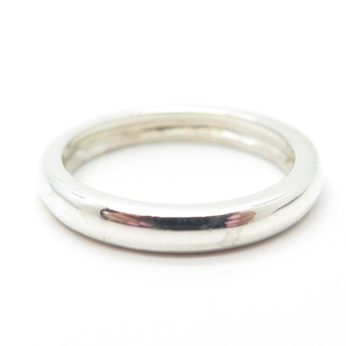 925 Sterling Silver Vintage Michelle Albala Classic Band Ring Size 8