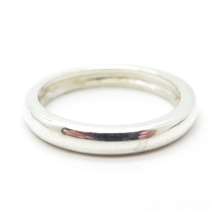 925 Sterling Silver Vintage Michelle Albala Classic Band Ring Size 8