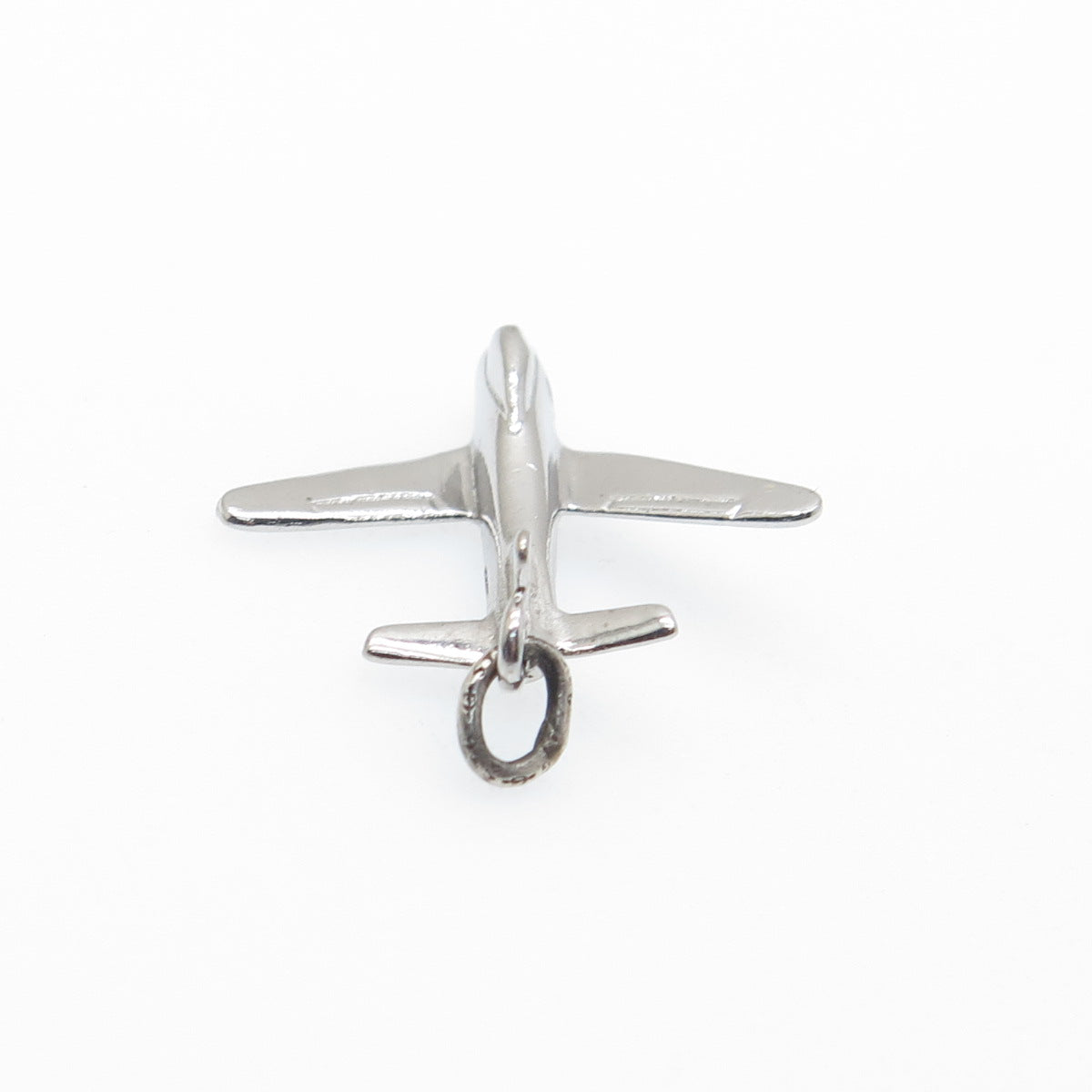 GRIFFITH & SONS CO. 925 Sterling Silver Vintage Aircraft 3D Charm Pendant