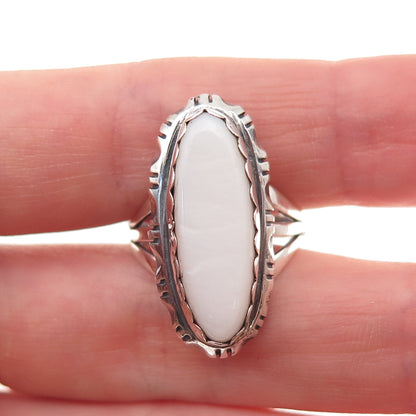 Carolyn Pollack Old Pawn Sterling Silver Vintage Southwestern MOP Ring Size 7
