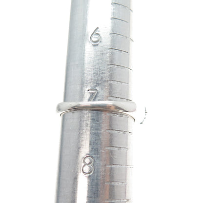 925 Sterling Silver Round-Cut C Z Sparkle Dome Ring Size 7.25