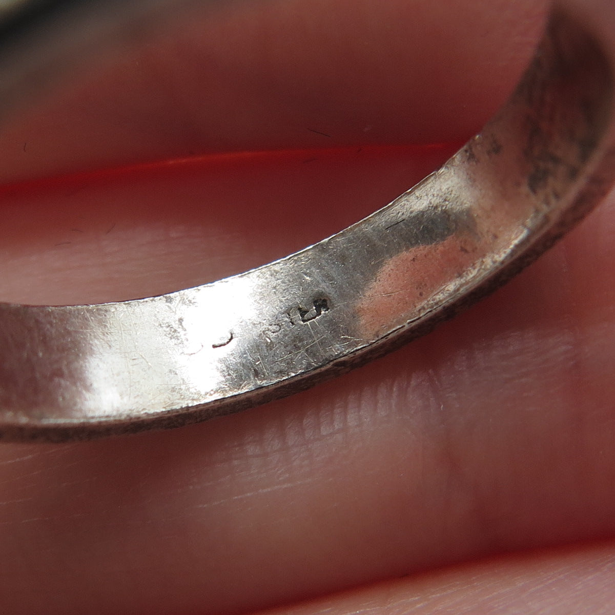 925 Sterling Silver Vintage True Love Waits Band Ring Size 6.75