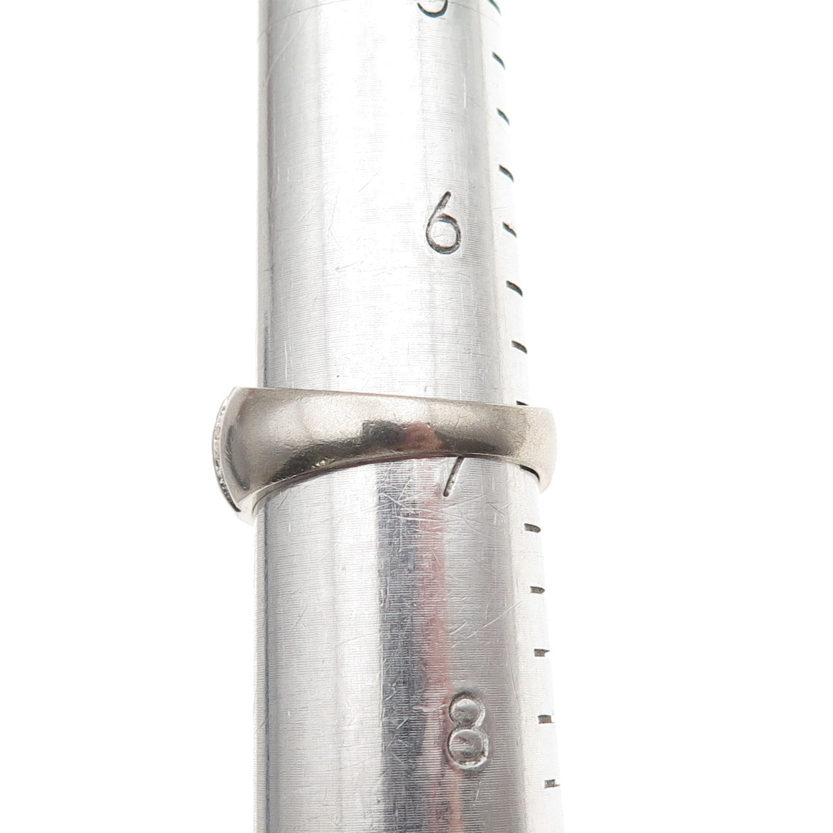 Milor 925 Sterling Silver Italy Arrow Link Ring Size 7