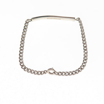 Tiffany & Co. 925 Sterling Silver Vintage Engraved James ID Bracelet 5.5"