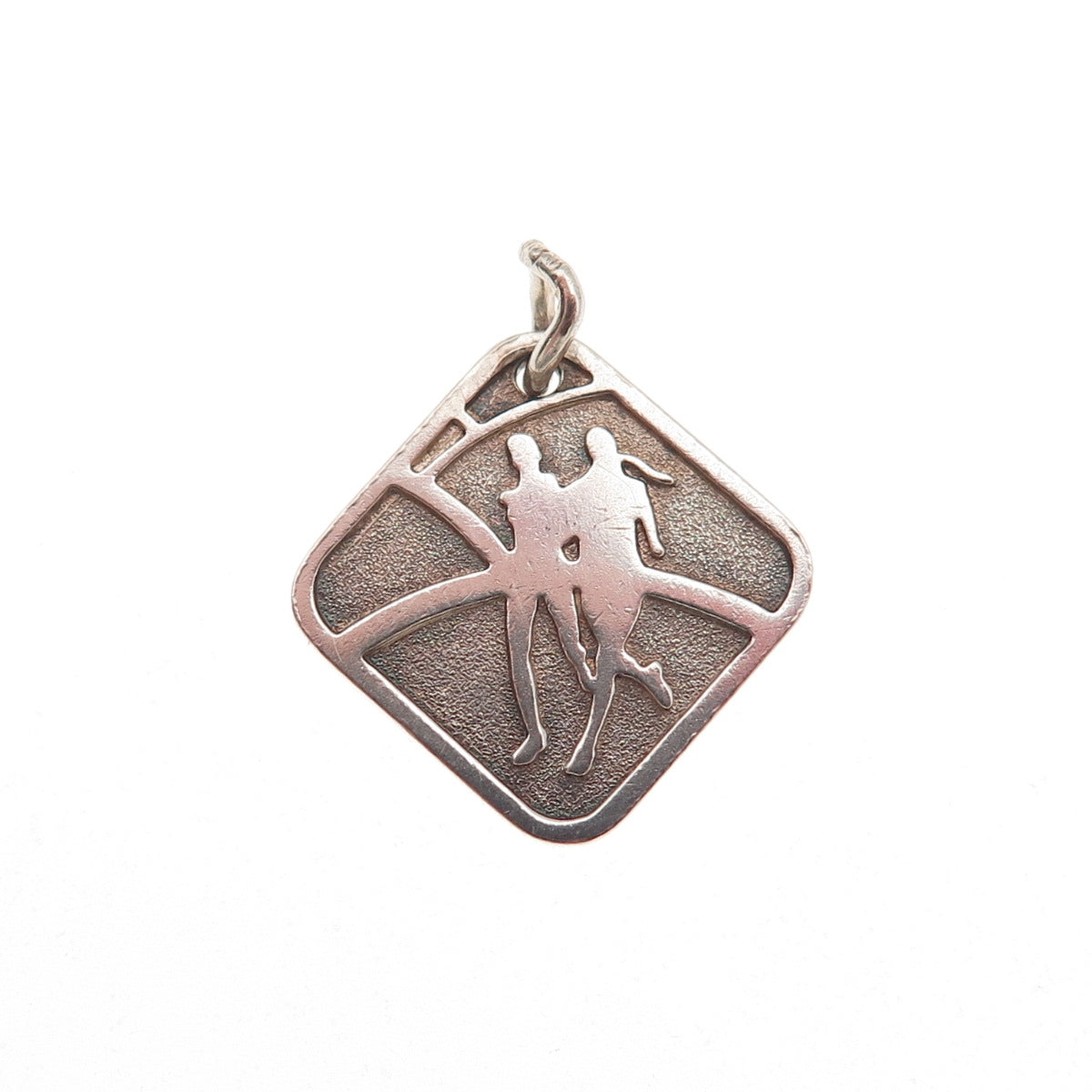 Tiffany & Co. Sterling Silver Vintage Nike Women's Marathon 2007 Mini Pendant