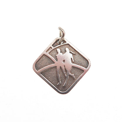 Tiffany & Co. Sterling Silver Vintage Nike Women's Marathon 2007 Mini Pendant