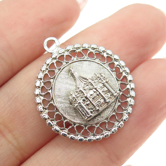 FRENCH & FRANKLIN 925 Sterling Silver Vintage Marriott's Great America Pendant