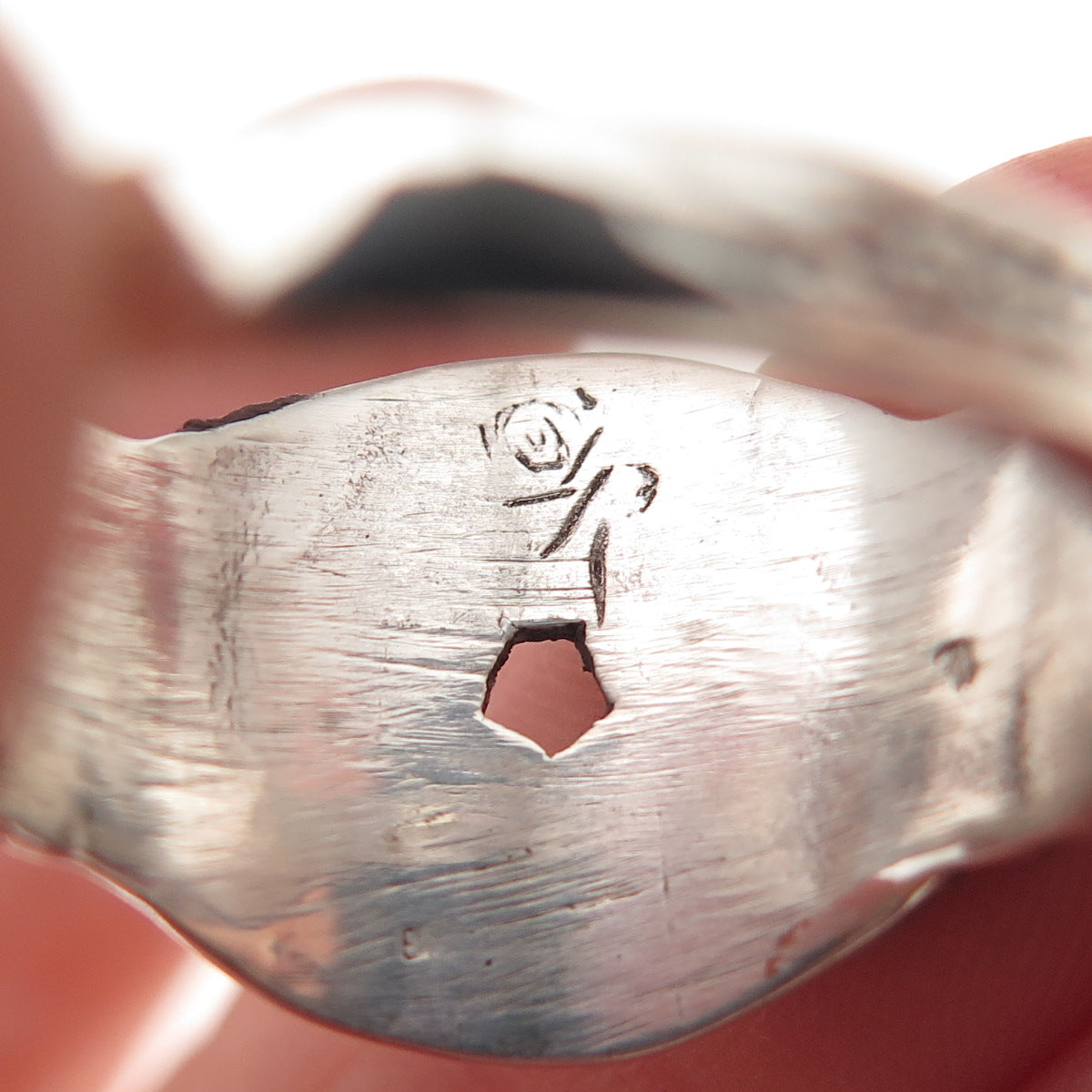 925 Sterling Silver Vintage Multi-Faith Pentagram Oxidized Ring Size 10