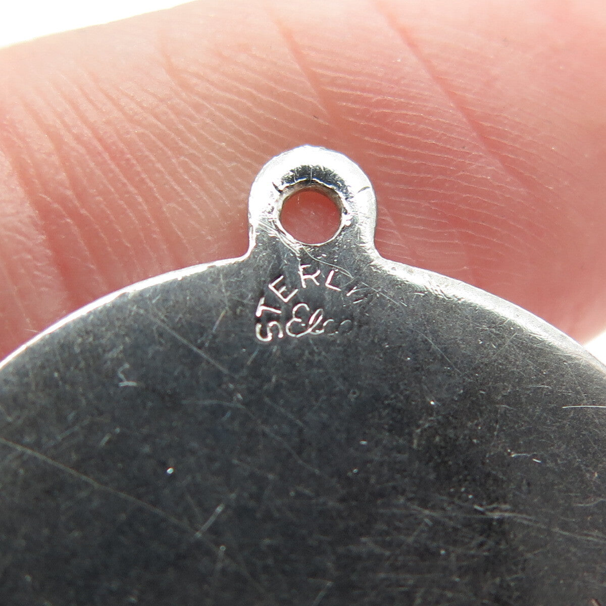 ELCO 925 Sterling Silver Vintage Aquarius Zodiac Sign Pendant