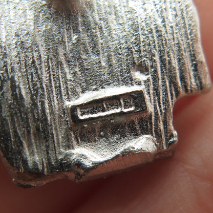 925 Sterling Silver Vintage Jesus Cross Religious Slide Pendant