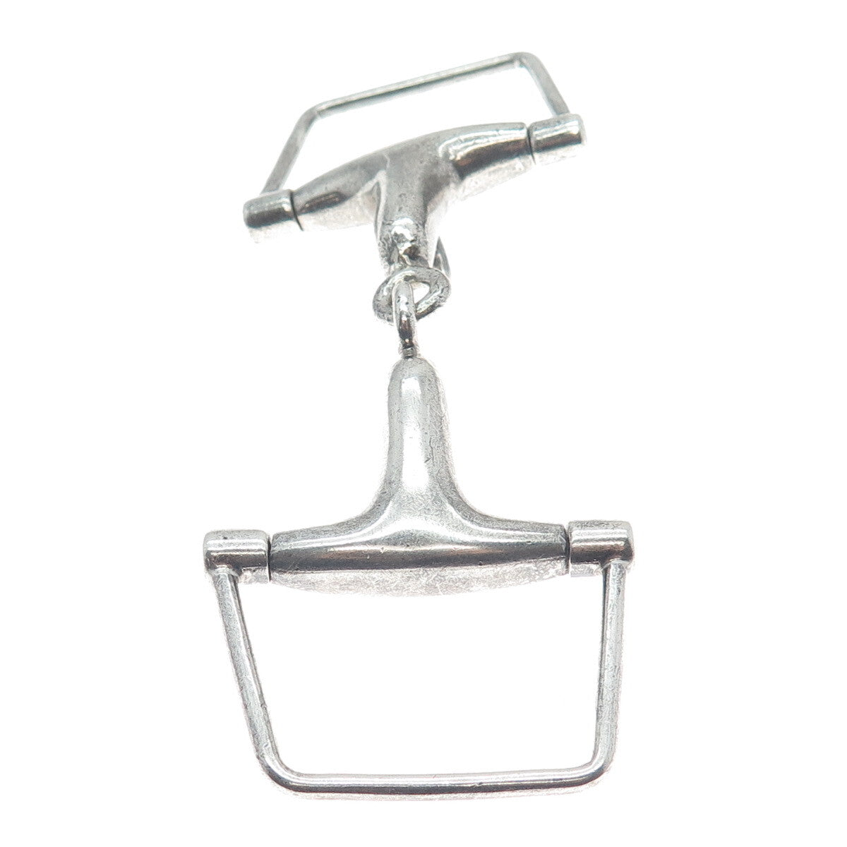PAT AREIAS 925 Sterling Silver Vintage Snaffle Bit Belt Buckle