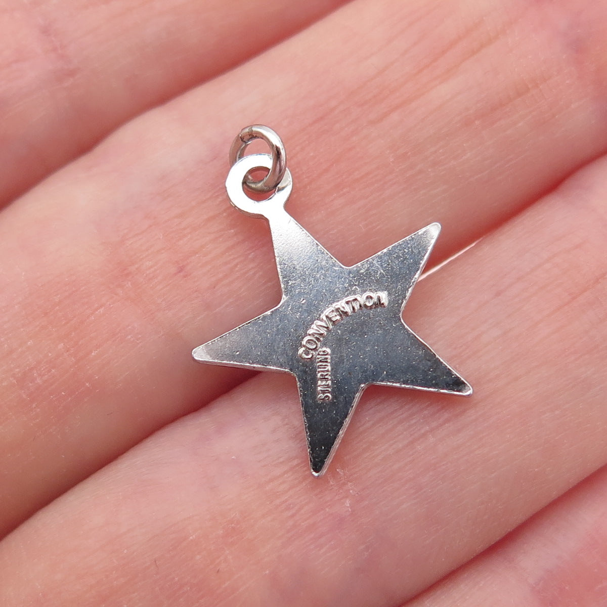 925 Sterling Silver Vintage Beta Epsilon Phi Sorority Convection Mini Pendant