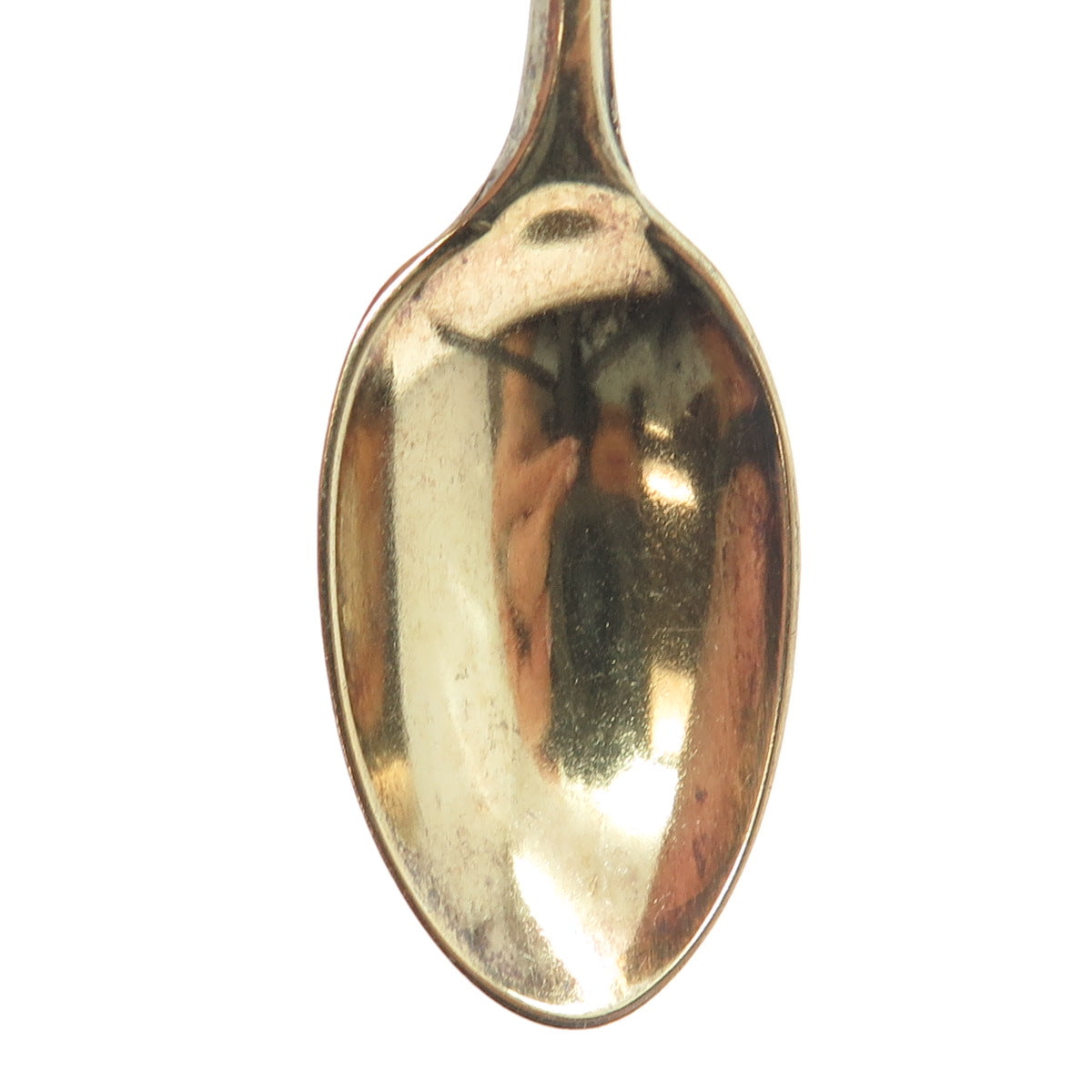 925 Sterling Silver Gold Plated Antique Art Deco 1936 London Coffee Spoon