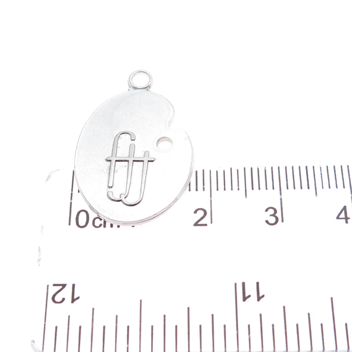 ROBBINS & CO. 925 Sterling Vintage Fashion Two Twenty Artist's Palette Pendant