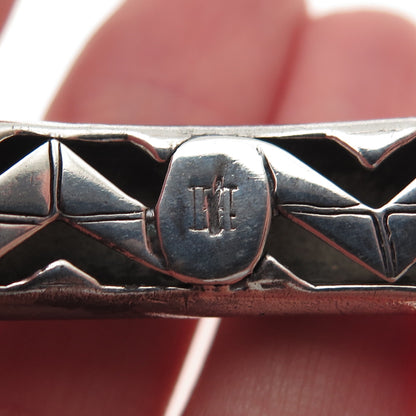 JOHN HARDY 925 Sterling Silver Vintage Classic Chain ID Bracelet 8"