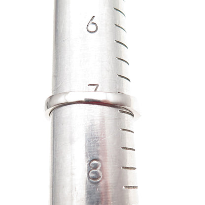 925 Sterling Silver Real Round-Cut Amethyst & Blue Topaz Ring Size 7.25