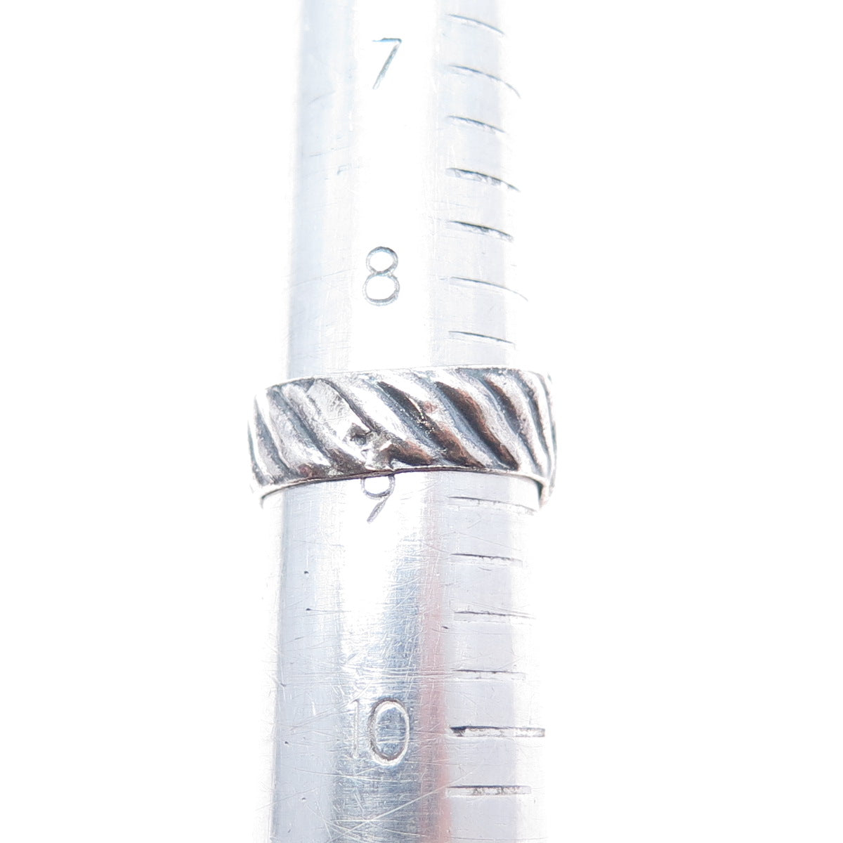 925 Sterling Silver Vintage Mexico Angel Wings Adjustable Oxidized Ring Size 9
