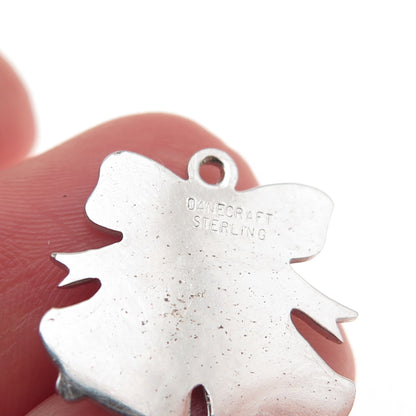 Danecraft 925 Sterling Silver Vintage Christmas Bells Mini Charm Pendant
