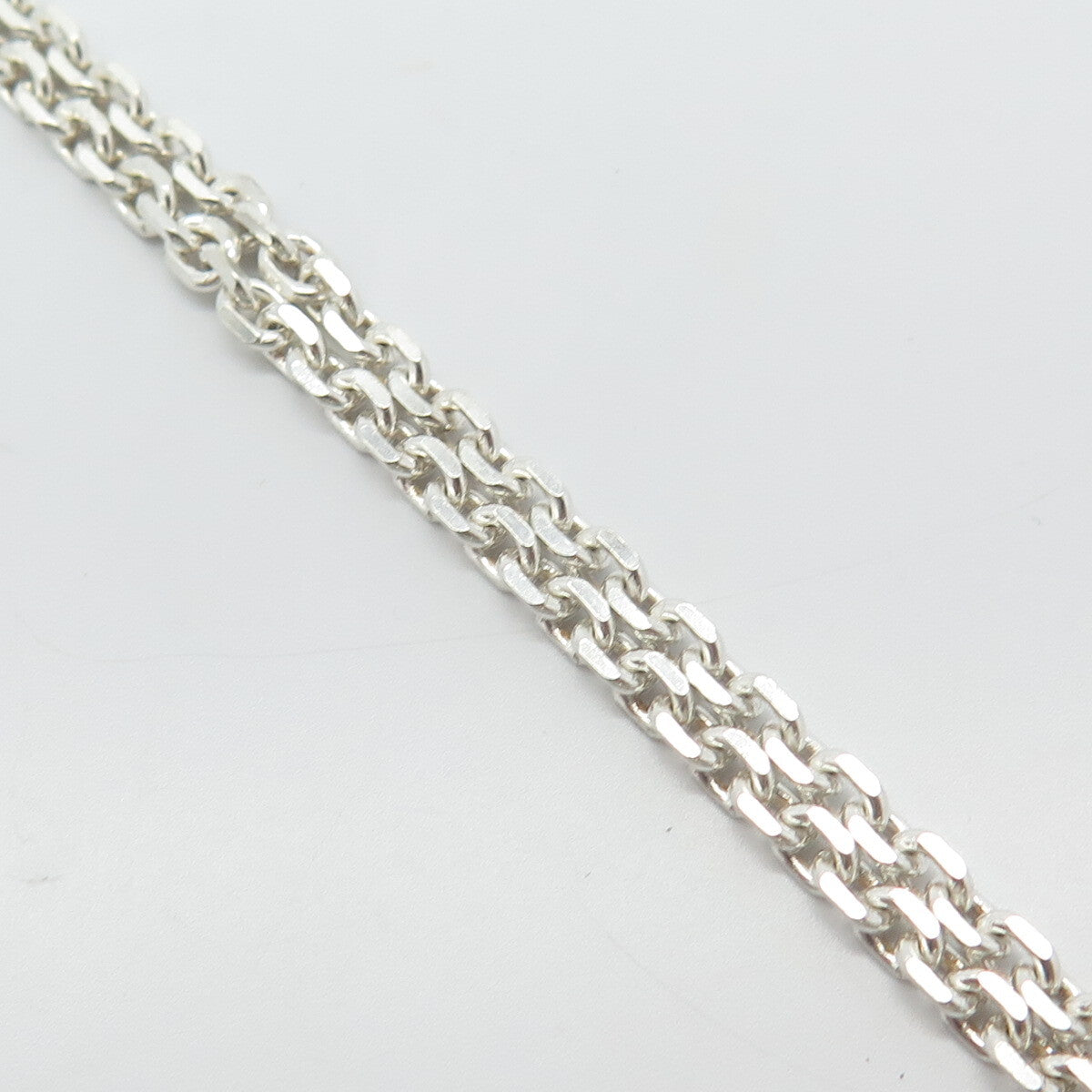 925 Sterling Silver Vintage Rolo Chain Necklace 18"