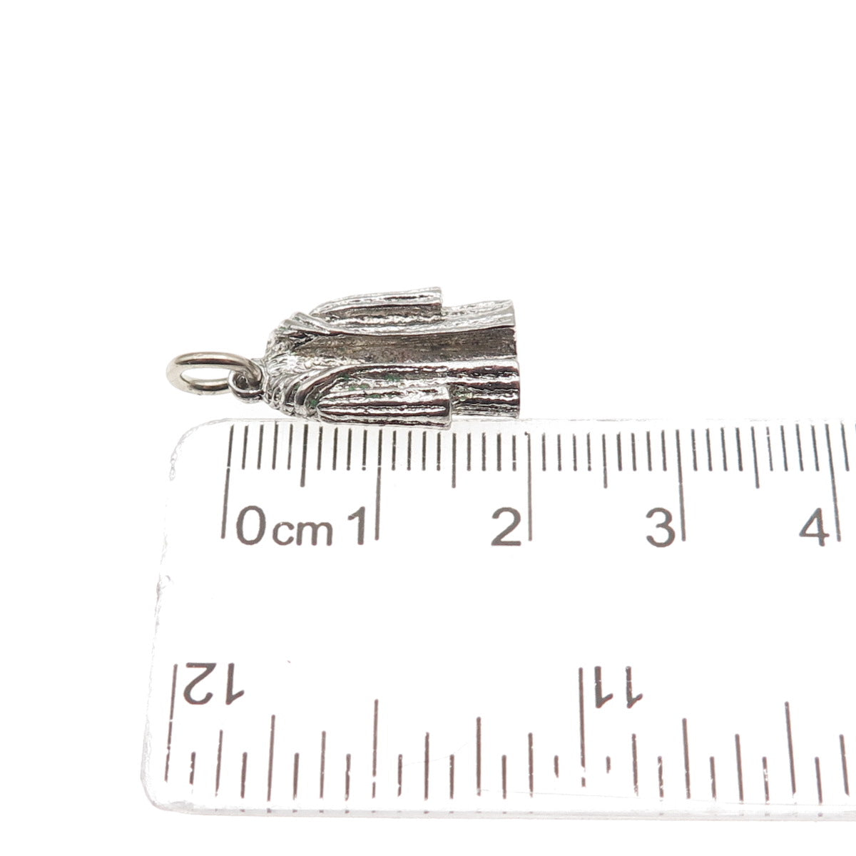925 Sterling Silver Vintage Coat 3D Mini Charm Pendant