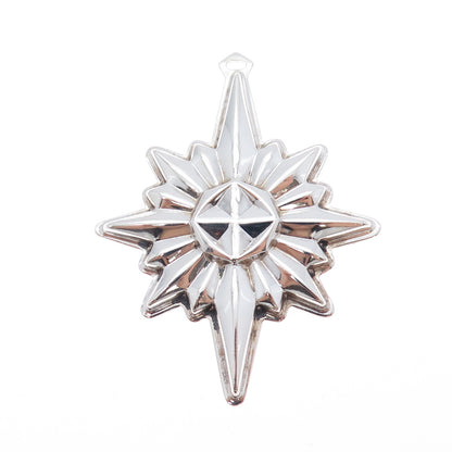 REED & BARTON 925 Sterling Silver Vintage 1978 Christmas Star Ornament
