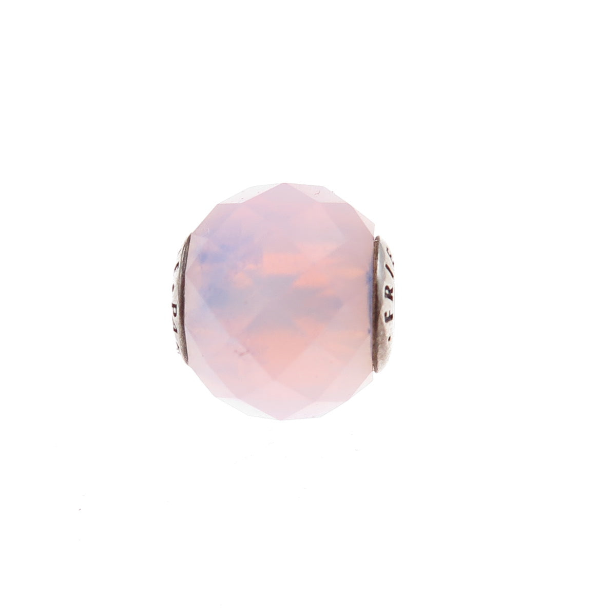 Pandora 925 Sterling Silver Real Opal Essence Friendship Slide Bead Charm