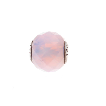 Pandora 925 Sterling Silver Real Opal Essence Friendship Slide Bead Charm