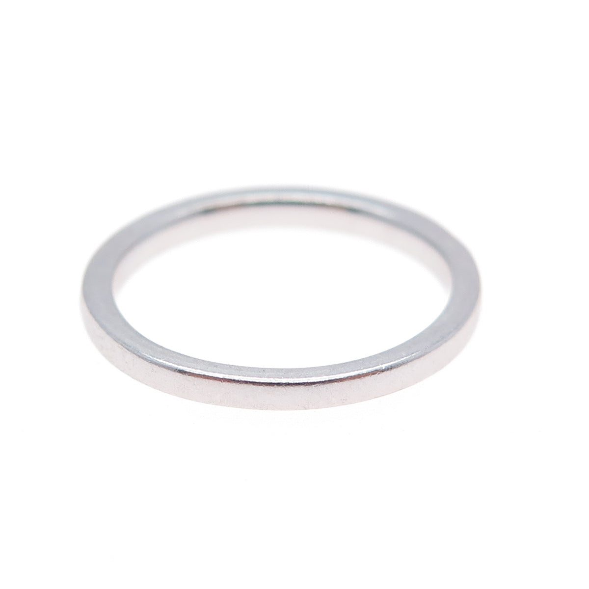 SAI Sterling Silver Round-Cut C Z Half Eternity Stackable Band Ring Size 6.75