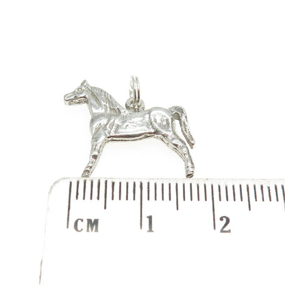 925 Sterling Silver Vintage Horse Pendant