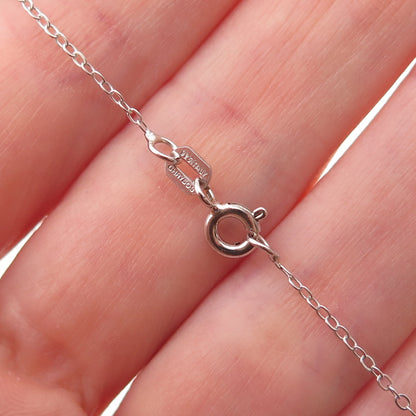 Chuck Clemency 925 Sterling Silver Real Tanzanite Circle of Life Necklace 20"