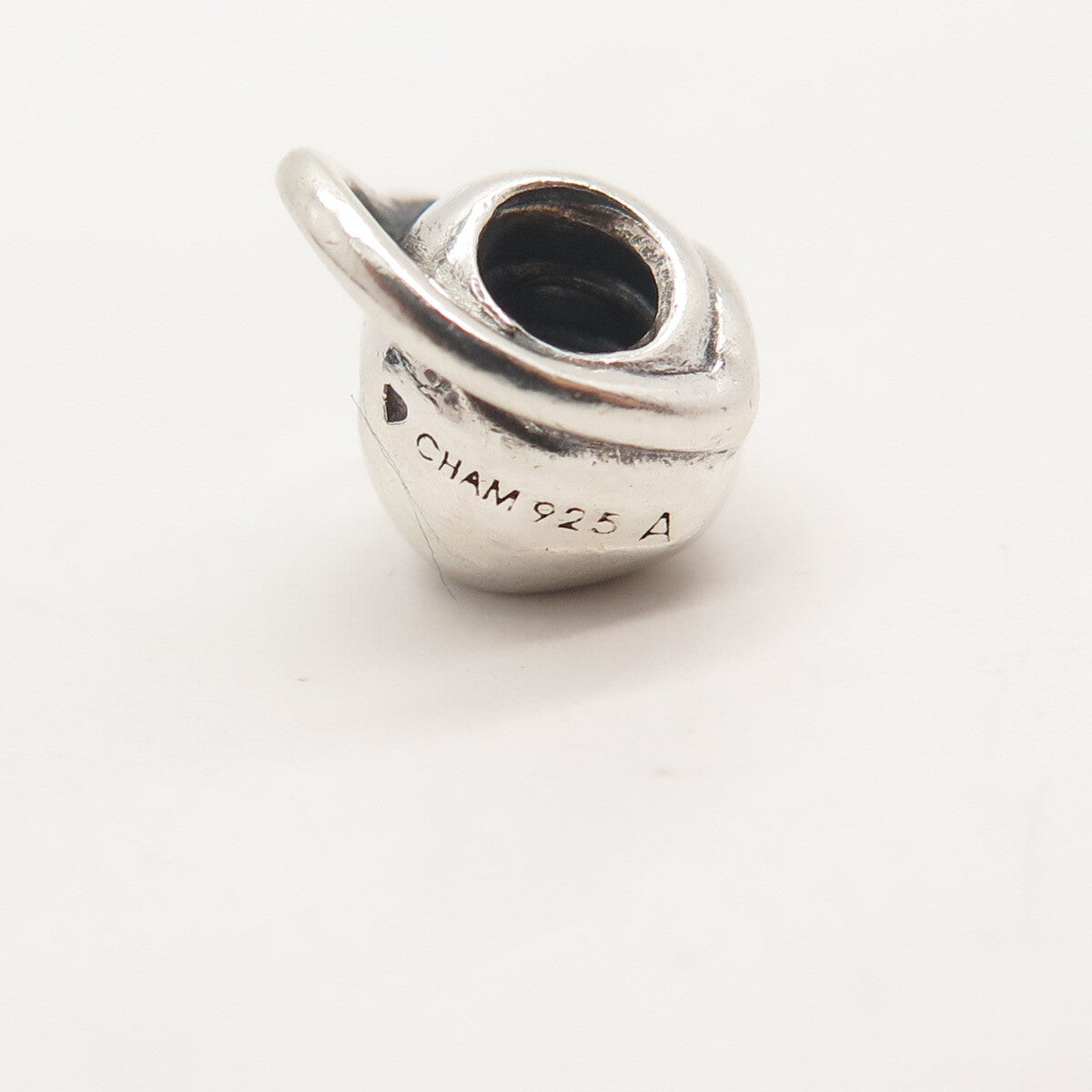 925 Sterling Silver Vintage Chamilia Heart Bead Charm