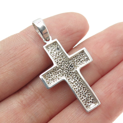 925 Sterling Silver Vintage Cross Pendant