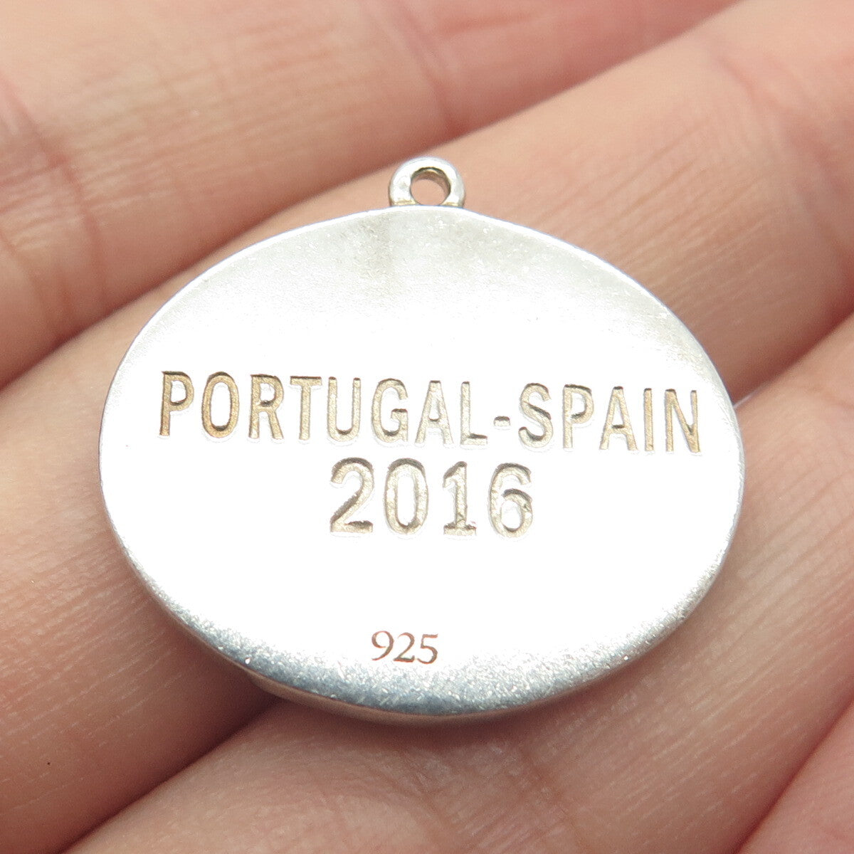 925 Sterling Silver Vintage 2016 Liner Ship Pendant