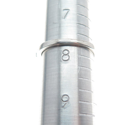 925 Sterling Silver Real Round-Cut Diamond & Oval-Cut Peridot Ring Size 7.75