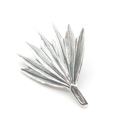 925 Sterling Silver Vintage 2006 "Woodlands Trail & Park" Leaf Pin