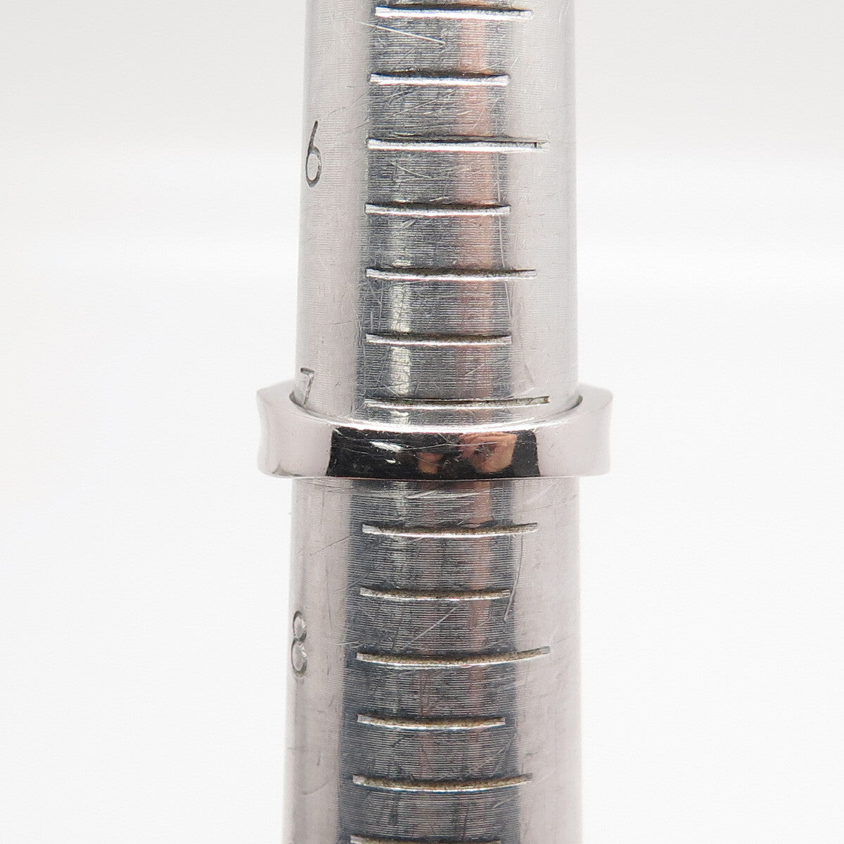 925 Sterling Silver Round-Cut C Z Ring Size 7.25
