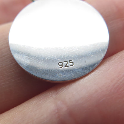 925 Sterling Silver Blue Enamel Sagittarius Zodiac Sign Minimalist Charm Pendant