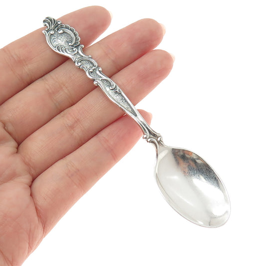 TH MARTHINSEN 925 Sterling Silver Antique Art Deco Norway Coffee Spoon #357