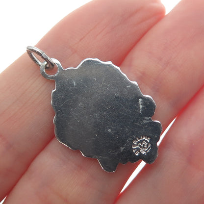 925 Sterling Silver Vintage Nelson's Dockyard Antigua Island Charm Pendant