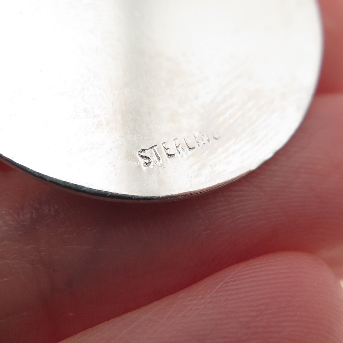 925 Sterling Silver Vintage Blue Rhinestone Kitty Cat Charm Pendant