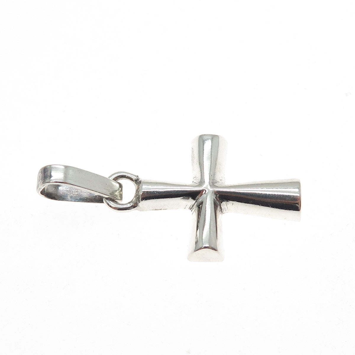 925 Sterling Silver Vintage Cross Religious Charm Pendant