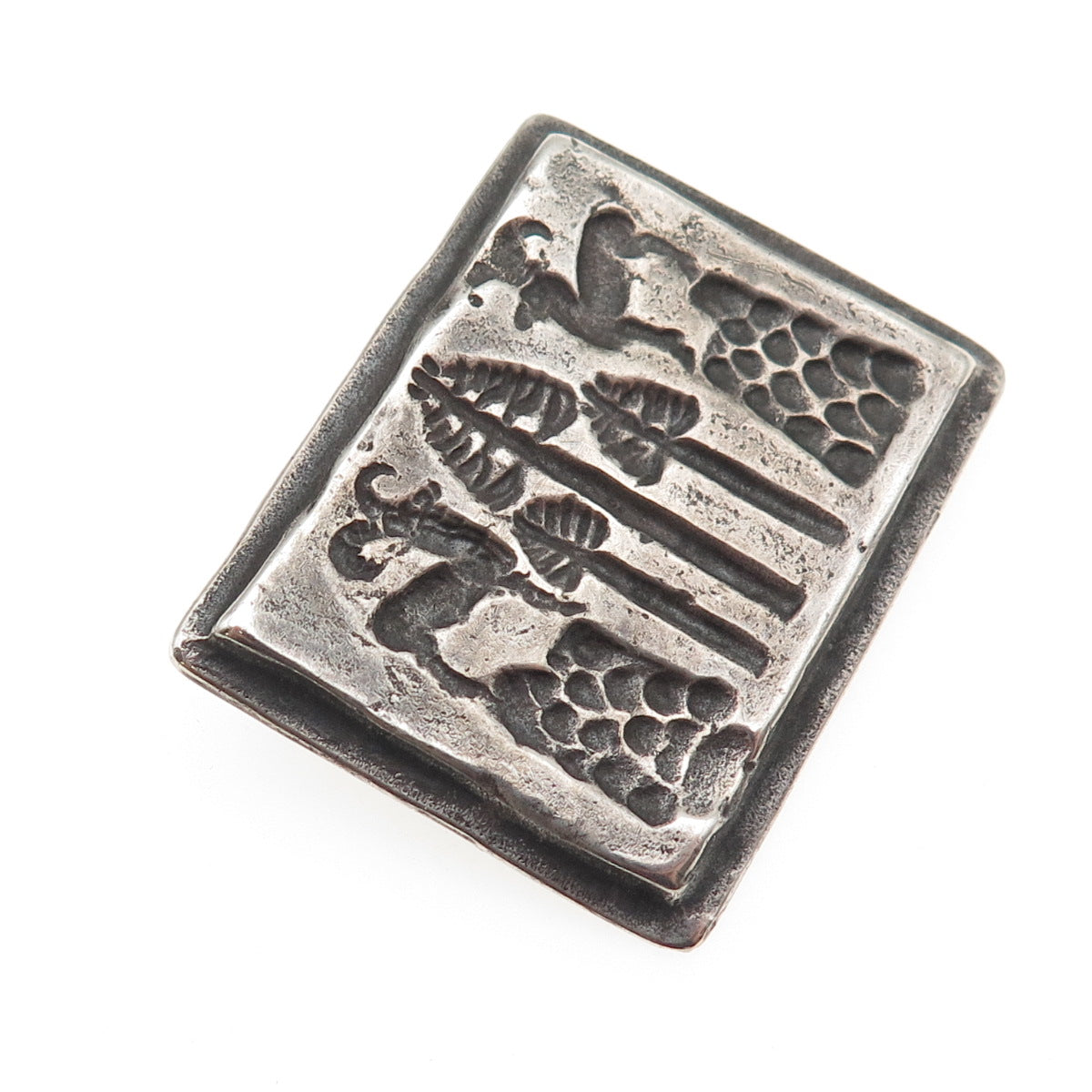 MMA Metropolitan Museum of Art 925 Sterling Silver Vintage Horn Rams Pin Brooch