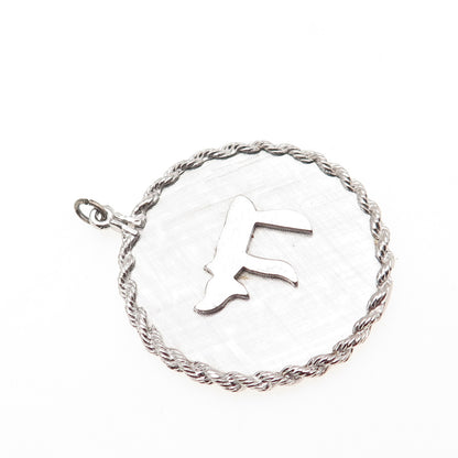 JAY POSON 925 Sterling Silver Vintage Chai Judaica Charm Pendant