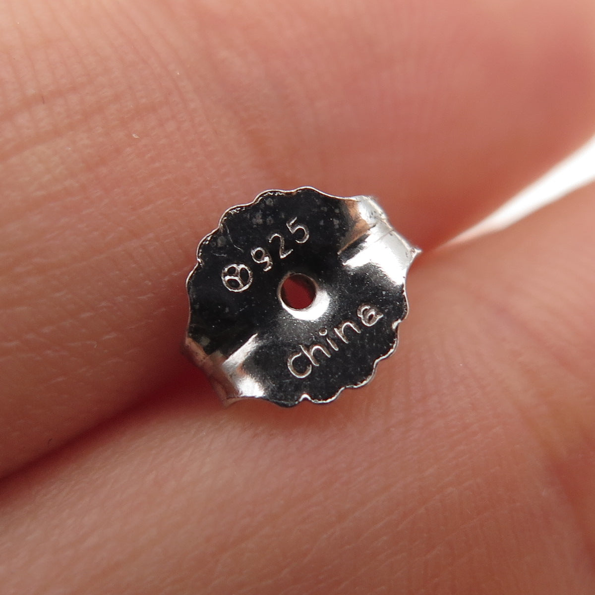 925 Sterling Silver Real Round-Cut Black Diamond Angel Wings Earrings